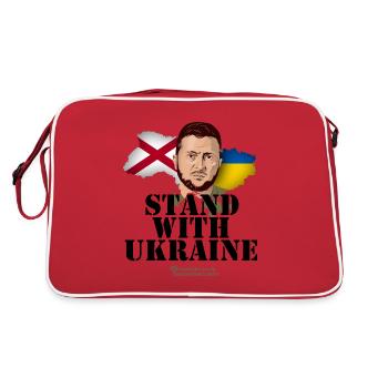 Ukraine Alabama T-Shirt - Retro Bag - red/white - Back