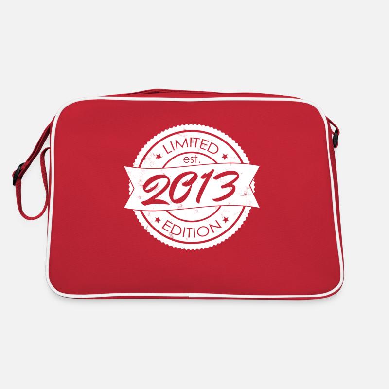 Limited Edition 2013 is - Sac Retro - rouge/blanc