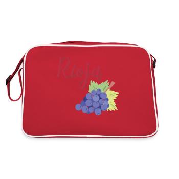 Rioja - Retro Bag - red/white - Back