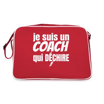 coach qui déchire - Sac Retro - rouge/blanc - Dos