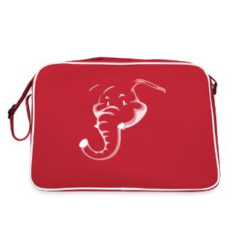Safari Zoo Animal Safari Zoo - Retro Bag - red/white - Back