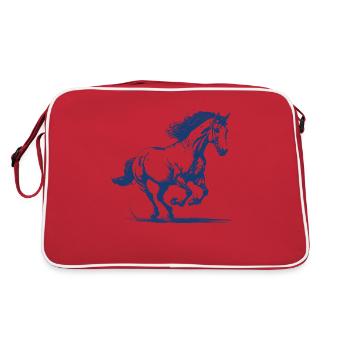 Cheval de trot - Sac Retro - rouge/blanc - Dos