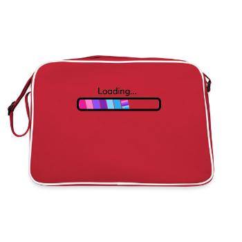 Bi energy Loading - Retro Bag - red/white - Back