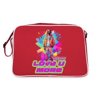 Amour - Sac Retro - rouge/blanc - Dos