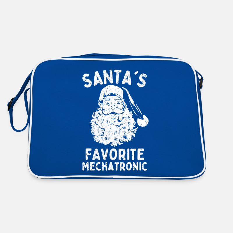Weihnachten Mechatroniker Santa's Mechatronic Retro Tasche