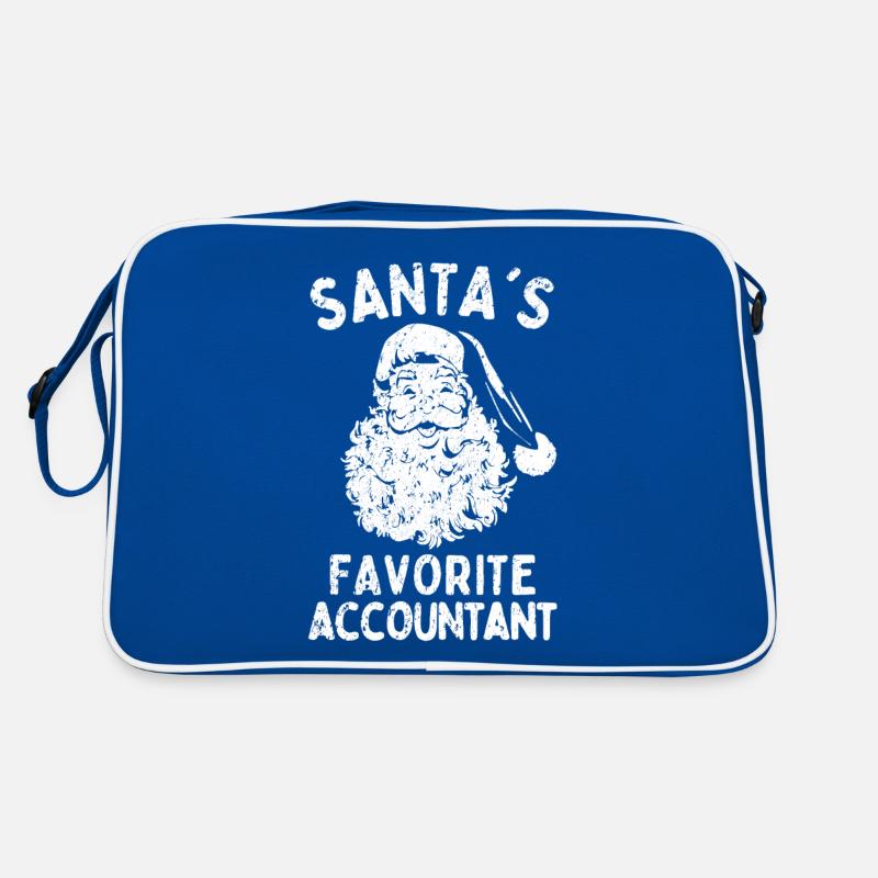 Comptable de Noël Père Noël Comptable préféré Sac Retro