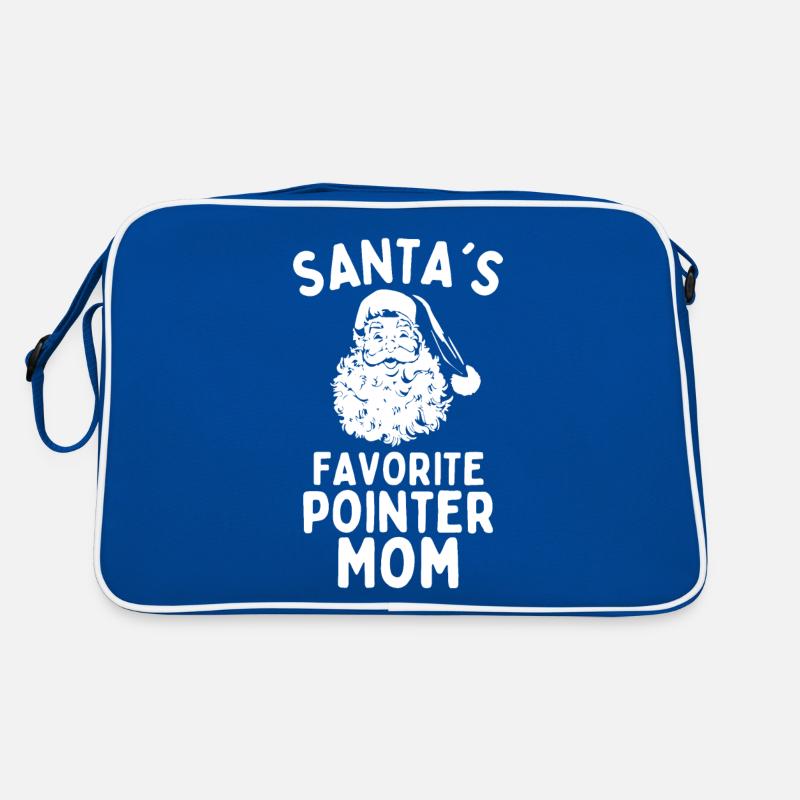 Weihnachten Pointer Santa's Favorite Pointer Retro Tasche