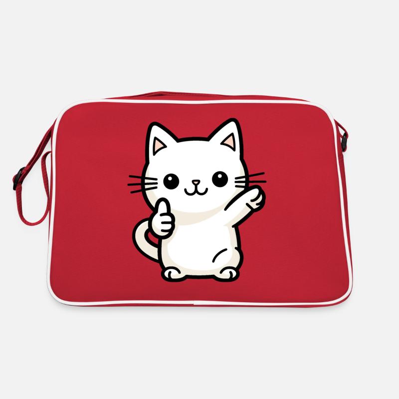 Cat - Dabbing Cat Sac Retro