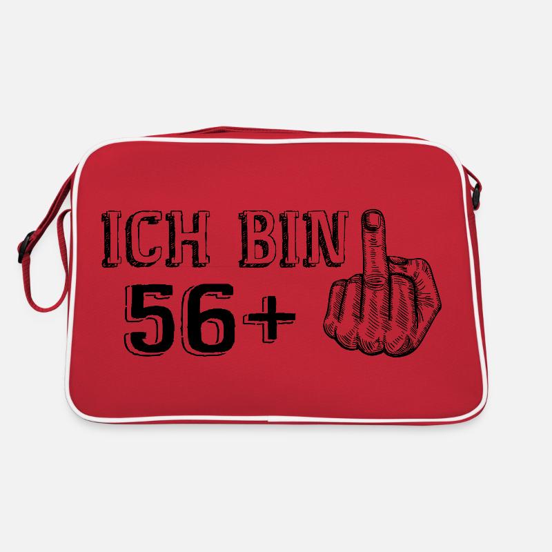 Drôle de cadeau d’anniversaire J’ai 56 ans Plus 1 Sac Retro