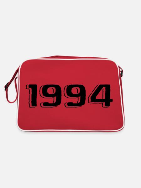 Millésime 1994 Naissance Anniversaire Rétro 1994 - Sac Retro - rouge/blanc - Dos