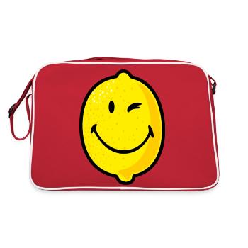 Smiley Lemon - Sac Retro - rouge/blanc - Dos