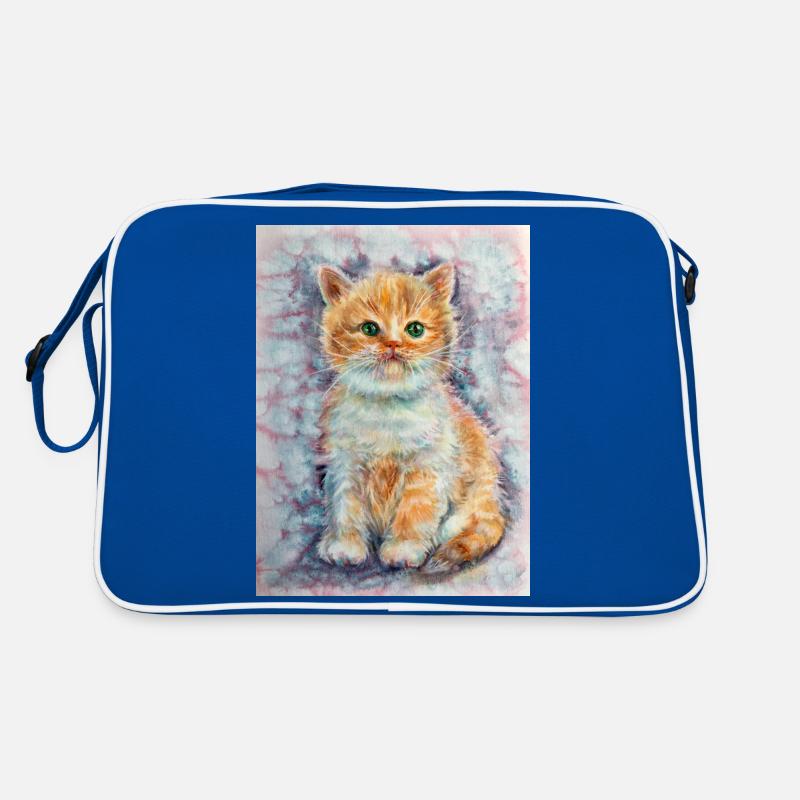 Little kitty. Kitten. Retro Tasche