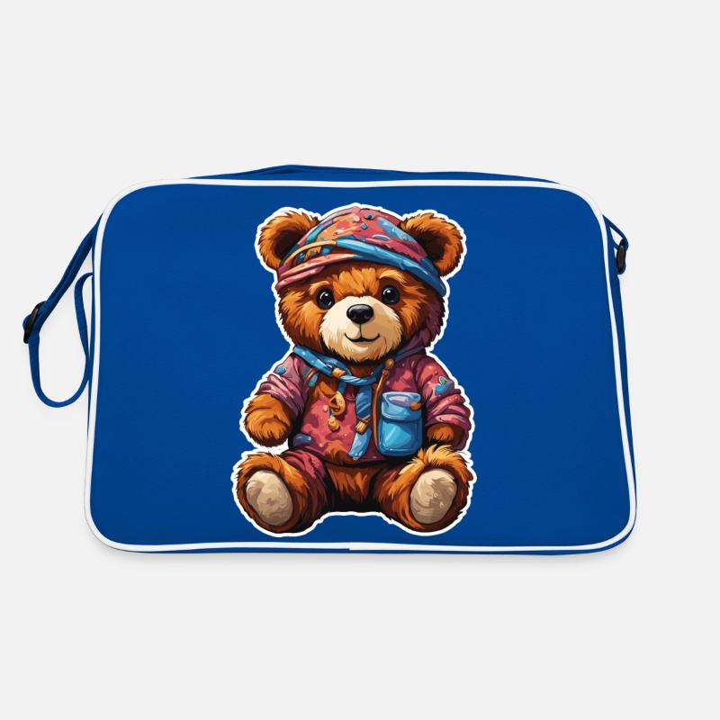 Teddybär / Kuscheltier / Stofftier / Geschenkidee Retro Tasche