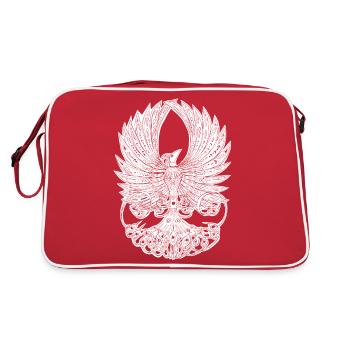 Phoenix Graphique - Sac Retro - rouge/blanc - Dos