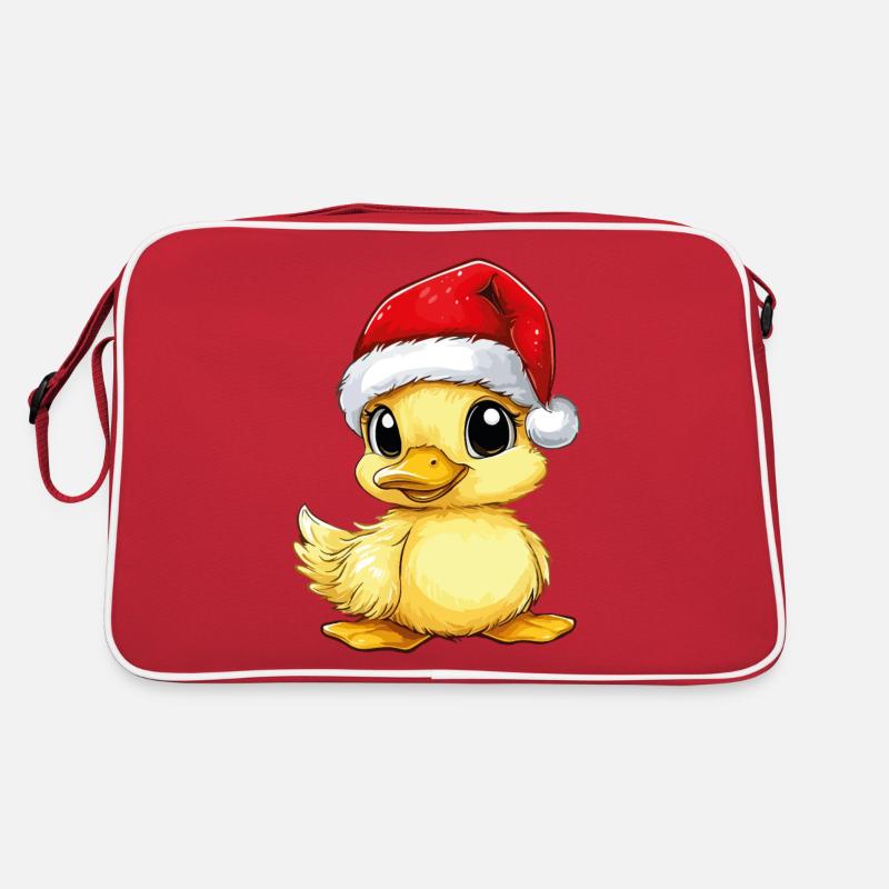 Canard Noël Mignon Noël mignon Noël Sac Retro