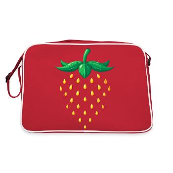 Strawberry Fruits Costume Replacement Carnival Carnival - Retro Bag - red/white - Back