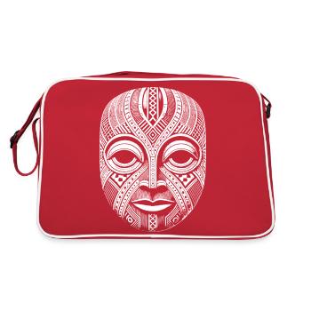 Mask - Retro Bag - red/white - Back
