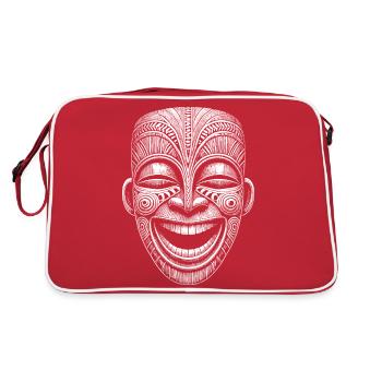 Mask - Retro Bag - red/white - Back