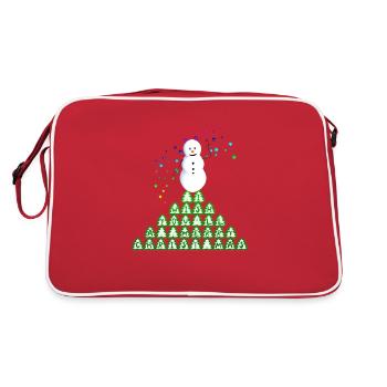 Joyeux Noël Joyeux Noël Joyeux Noël - Sac Retro - rouge/blanc - Dos