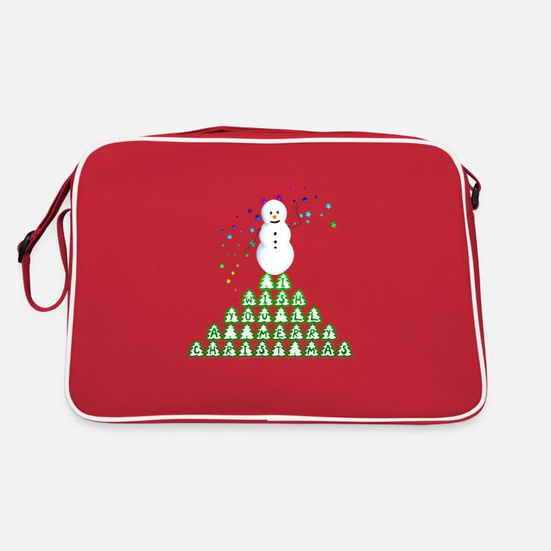 Joyeux Noël Joyeux Noël Joyeux Noël - Sac Retro - rouge/blanc