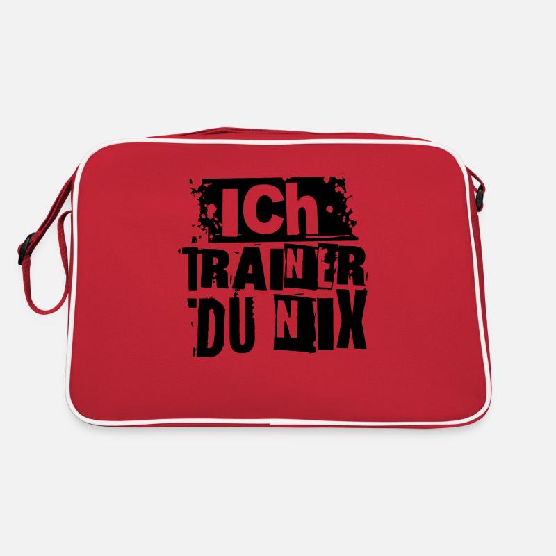 ICH TRAINER DU NIX Retro Tasche