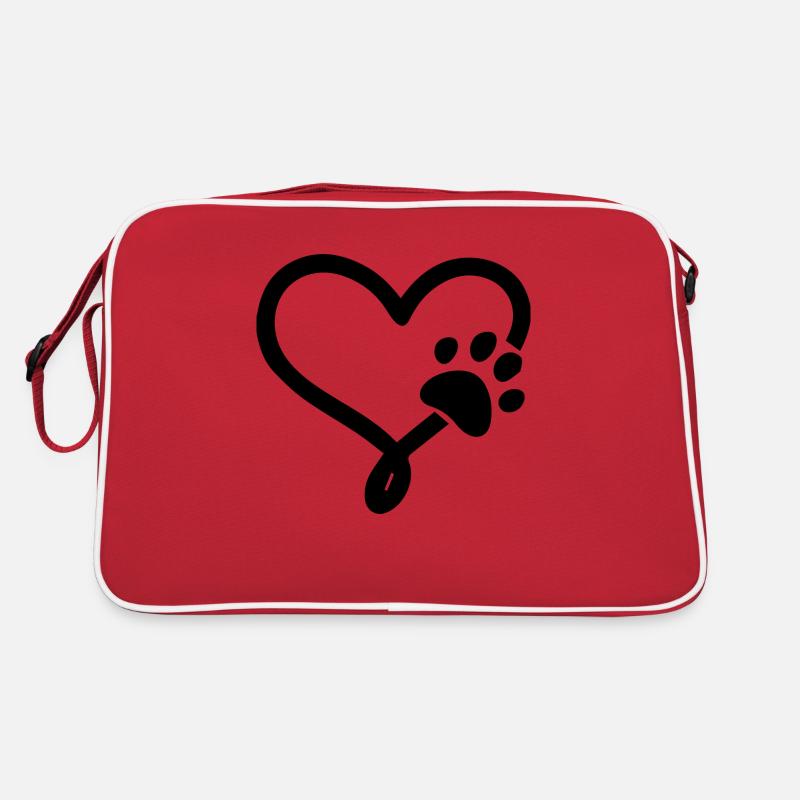 Hund Dog Retro Tasche