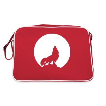 Wolf Moon Universe Astronomie - Sac Retro - rouge/blanc - Dos