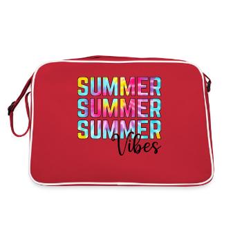 Summer - Retro Tasche - Rot/Weiß - Hinten