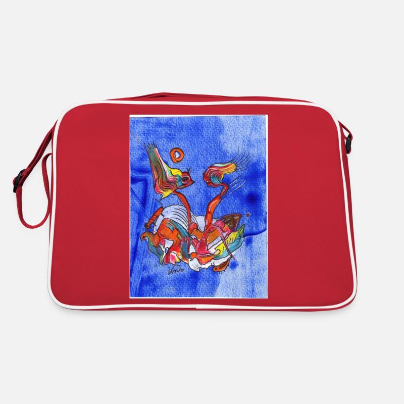 FUNtasie - Sac Retro - rouge/blanc