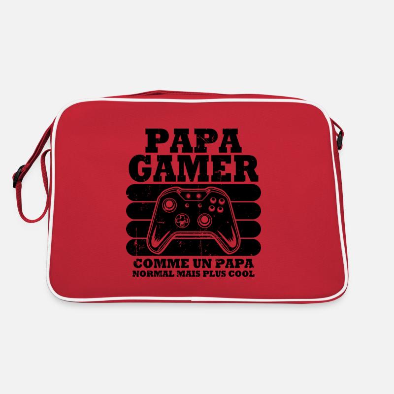 Papa gamer comme un papa normal Sac Retro