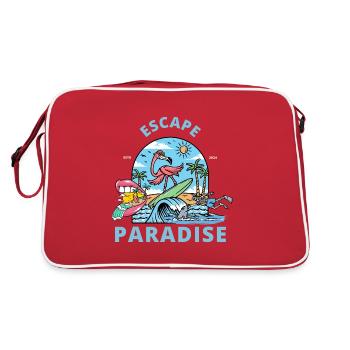 Escape Paradise - Édition Surfer - Sac Retro - rouge/blanc - Dos