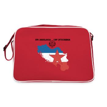 Yugoslavia SFRJ Jugo Kosovo cadeau Tito - Sac Retro - rouge/blanc - Dos