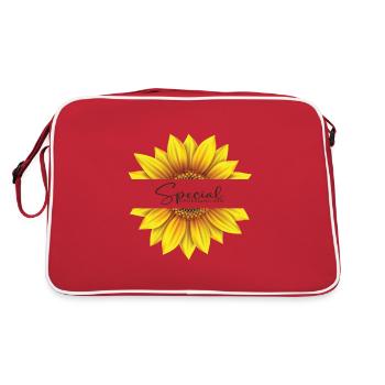 Conception chrétienne de tournesol Je suis des éphésiens spéciaux - Sac Retro - rouge/blanc - Dos