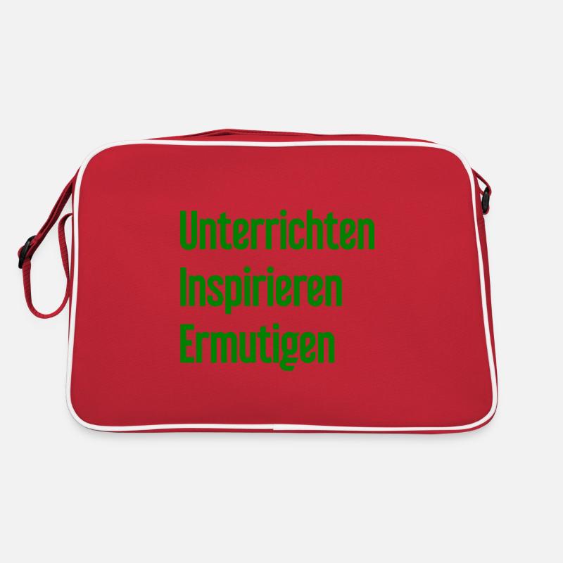Teaching Inspiring Encouraging Retro Bag