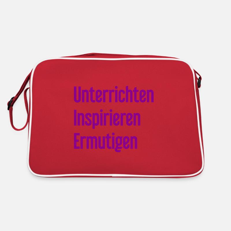 Teaching Inspiring Encouraging Retro Bag