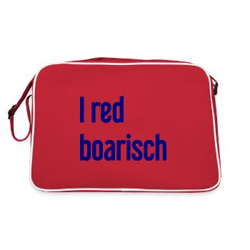 I red boarisch - Retro Bag - red/white - Back