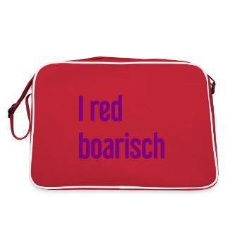 I red boarisch - Retro Bag - red/white - Back