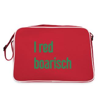 I red boarisch - Retro Bag - red/white - Back