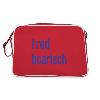 I red boarisch - Retro Bag - red/white - Back