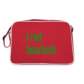 I red boarisch - Retro Bag - red/white - Back