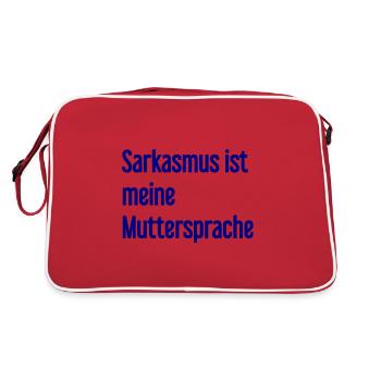 Sarcasm Pro - Retro Bag - red/white - Back