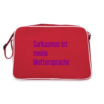 Sarcasm Pro - Retro Bag - red/white - Back