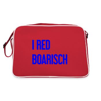 I red boarisch - Retro Bag - red/white - Back