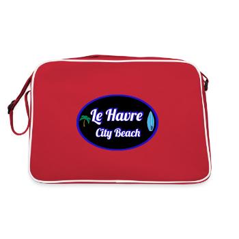 Le Havre City Beach - Sac Retro - rouge/blanc - Dos