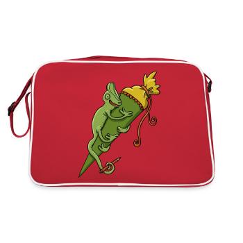 Cône d’école caméléon - Sac Retro - rouge/blanc - Dos