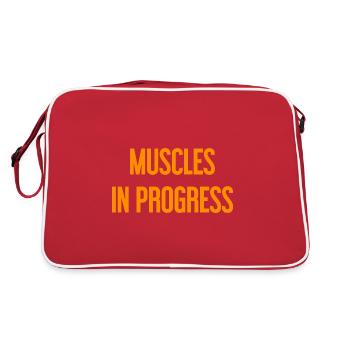 Muscles en progression - Sac Retro - rouge/blanc - Dos