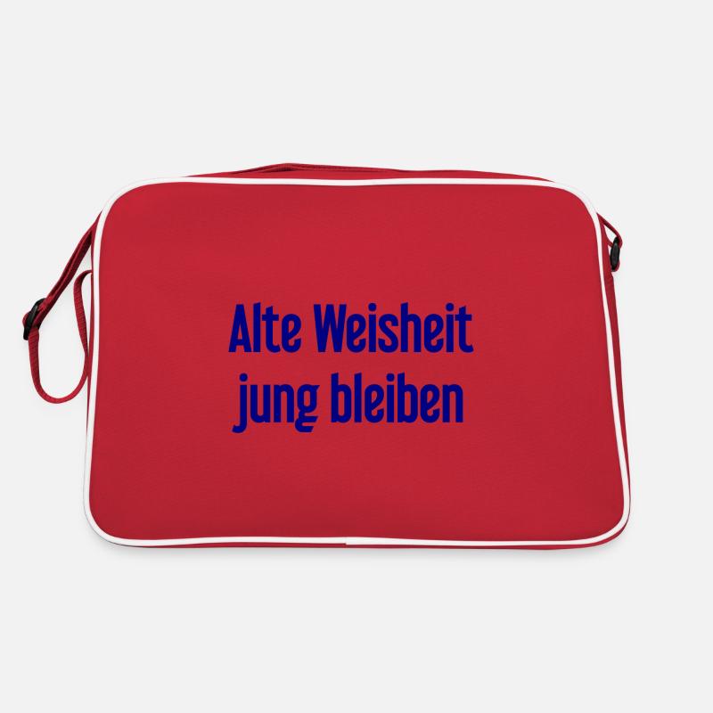 Sagesse ancienne, restez jeune – dicton joyeux Sac Retro
