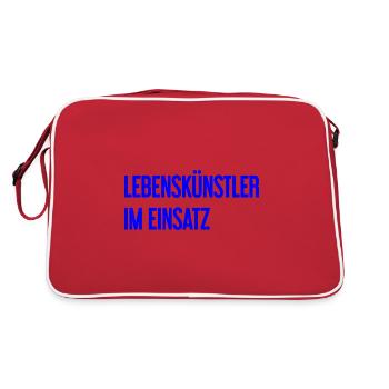 Artists of life in action - Retro Bag - red/white - Back