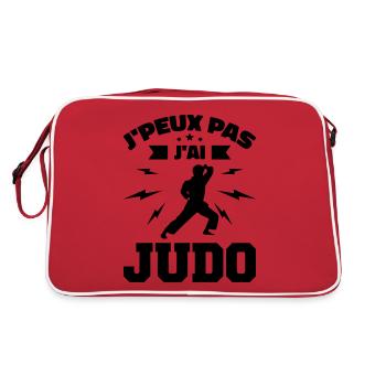 Je Peux Pas j'ai Judo - Sac Retro - rouge/blanc - Dos