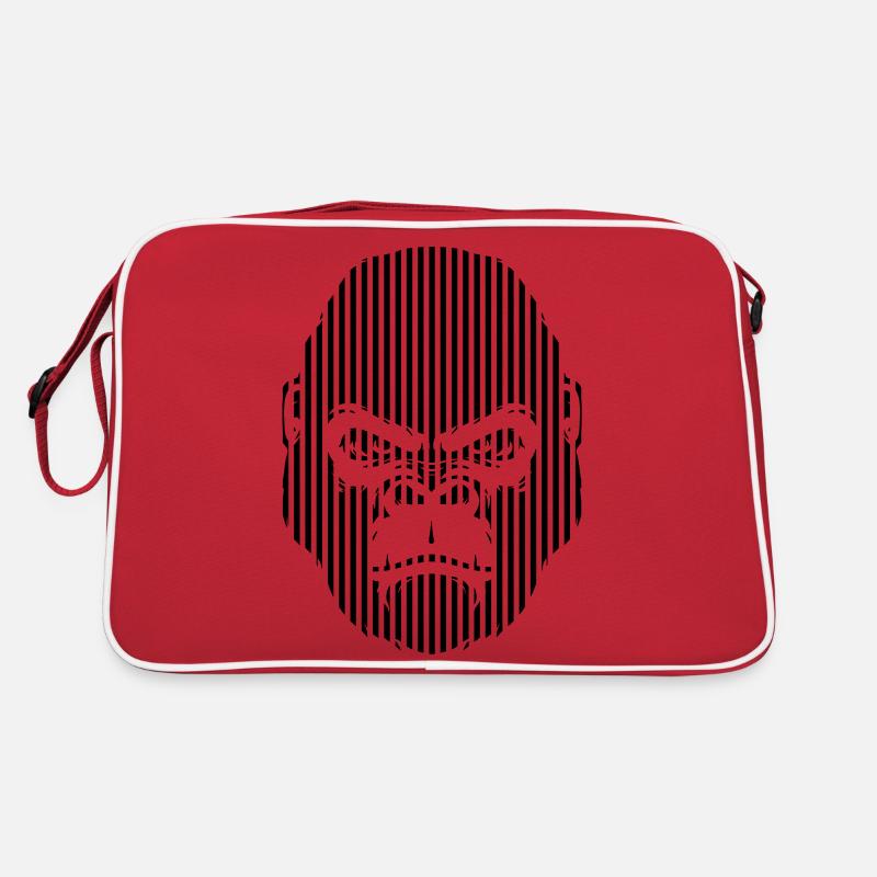 Gorilla Face Graphics Retro Bag
